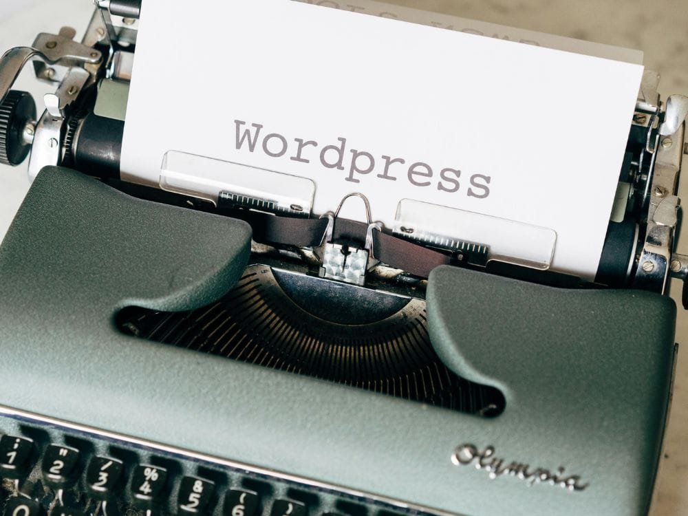 Criação de blog no WordPress com dashboard e interface moderna