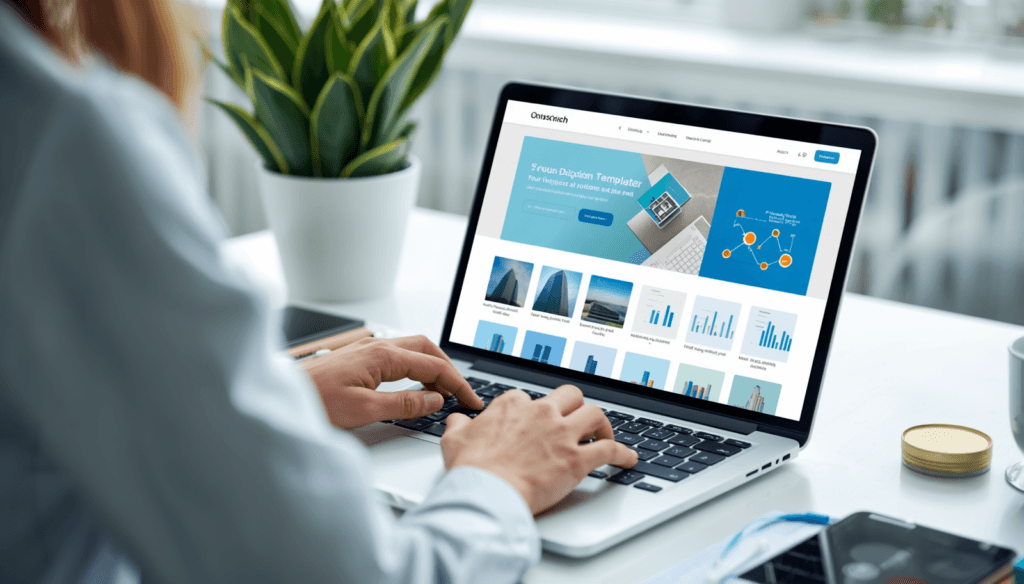 criar templates no canva para vender trabalhando no computador