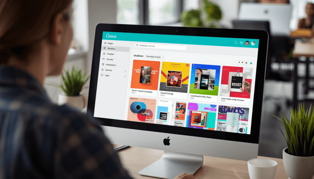 onde vender templates do canva online em plataformas digitais