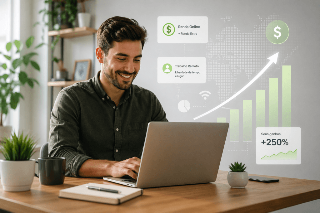 trabalho online e renda extra na internet
