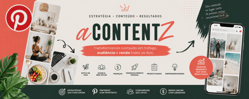 estilo de vida, saúde e bem estar, finanças, desenvolvimento pessoal, produtividade, empreendedorismo, marketing digital, renda online