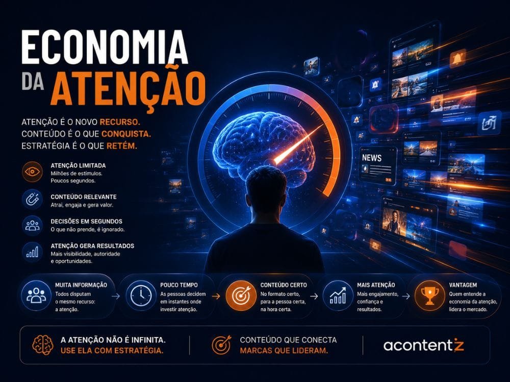Economia da atenção no digital e disputa por foco online