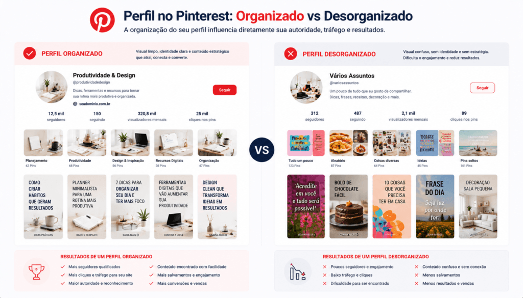 erros que impedem crescimento no pinterest