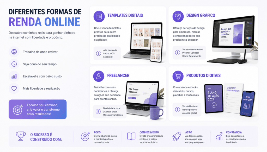 formas de ganhar dinheiro com canva templates design produtos digitais