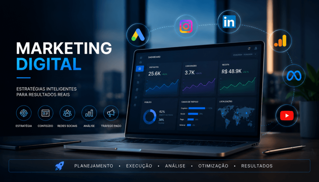 O que é marketing digital e estratégias digitais para crescimento online