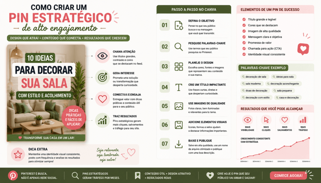 como criar pins que recebem mais alcance no pinterest