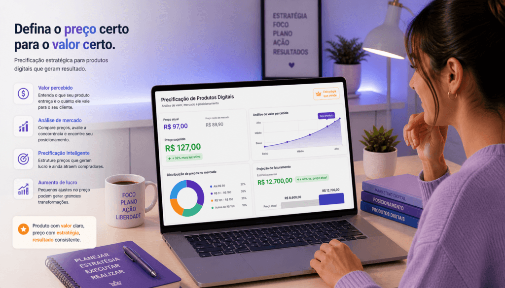 quanto cobrar por templates no canva precificação produtos digitais