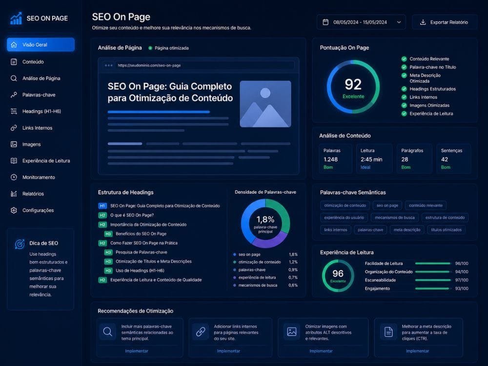 Experiência do usuário em páginas otimizadas para SEO On Page