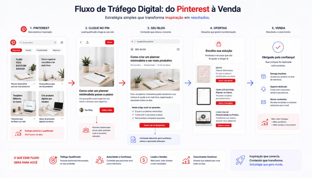 como usar pinterest para gerar trafego para blog
